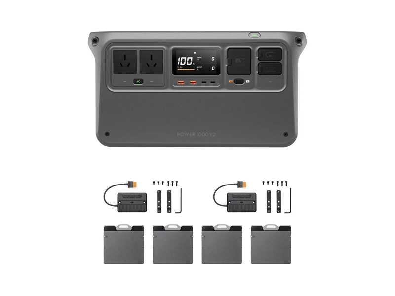 DJI Power 1000 V2 800W Foldable Solar Panel Combo